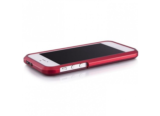 innerexile Edge Aluminium hybrid case, Apple iPhone 5 / 5S, red