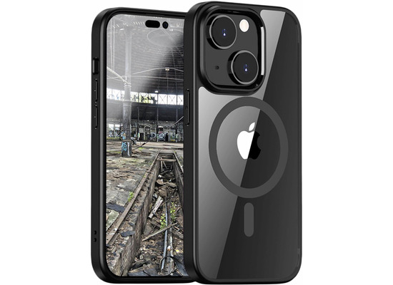 JT Berlin BackCase Pankow Hybrid MagSafe | Apple iPhone 15 Plus | schwarz/transparent | 11041