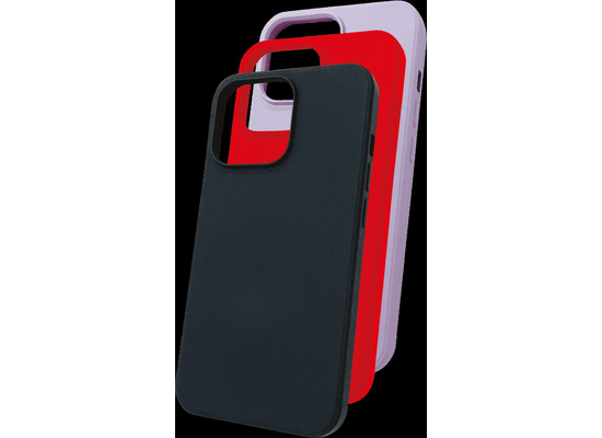 JT Berlin BackCase Pankow Soft, Apple iPhone 13 Pro, 3er Set, schwarz/rot/lila, 10808