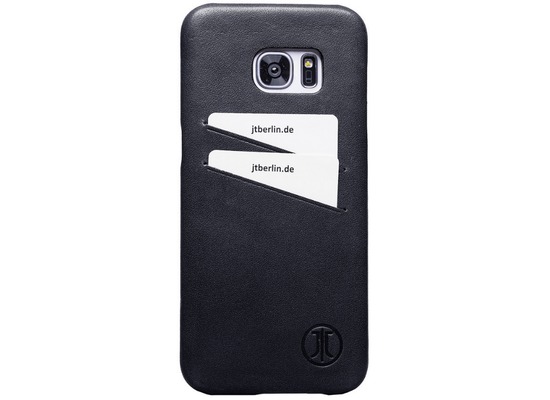 JT Berlin LederCover Style - Samsung Galaxy S7 edge - schwarz