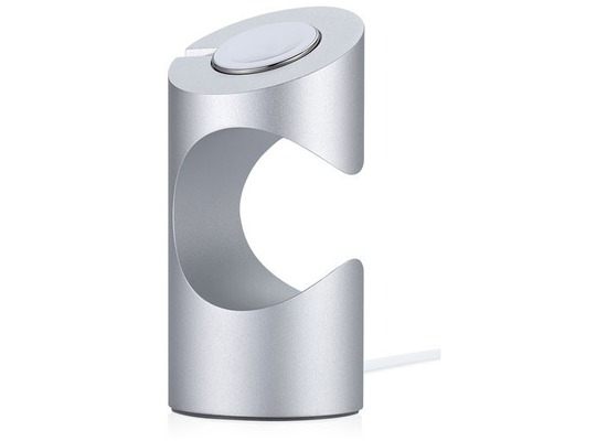 Just Mobile Time Stand Ladestation fr Apple Watch, silber