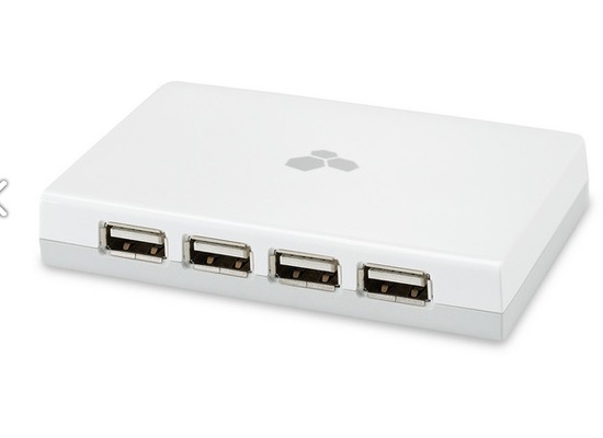 Kanex 4-Port USB3.0 Hub - wei/grau