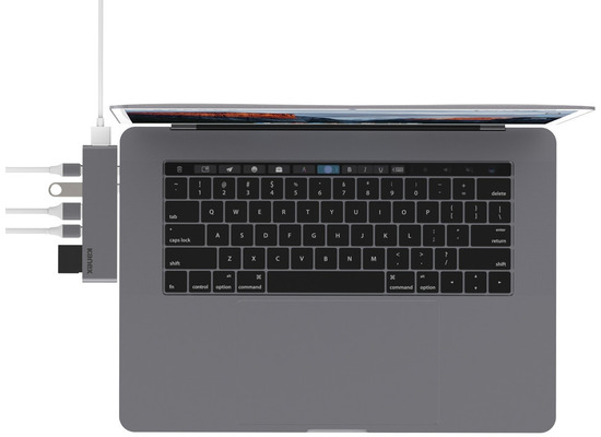 Kanex 7-Port USB-C Hub, Apple MacBook Pro 13/15 (2016 - 2019), space grau, K172-1041-SDC