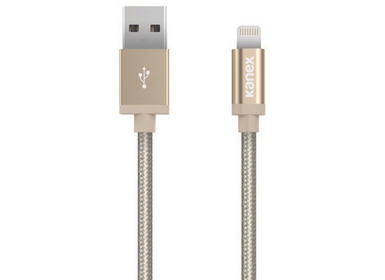 Kanex Premium Charge/Sync-Kabel - Apple Lightning auf USB-A - 1.20m - gold