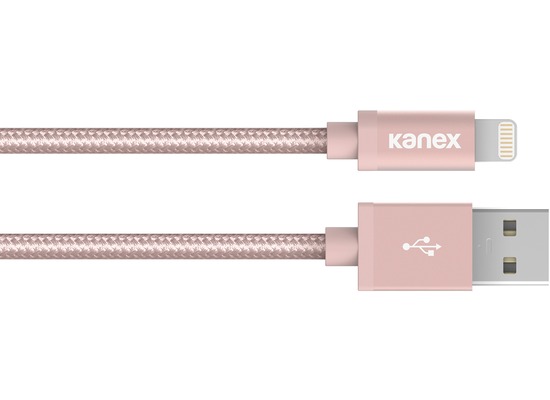 Kanex Premium Charge/Sync-Kabel - Apple Lightning auf USB-A - 2.00m - rose gold