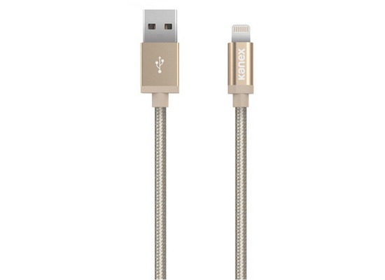 Kanex Premium Charge/Sync-Kabel - Apple Lightning auf USB-A - 3.00m - gold