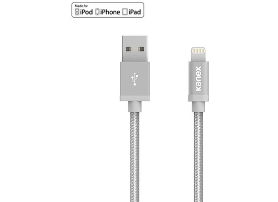 Kanex Premium Charge/Sync-Kabel - Apple Lightning auf USB-A - 2m - silber