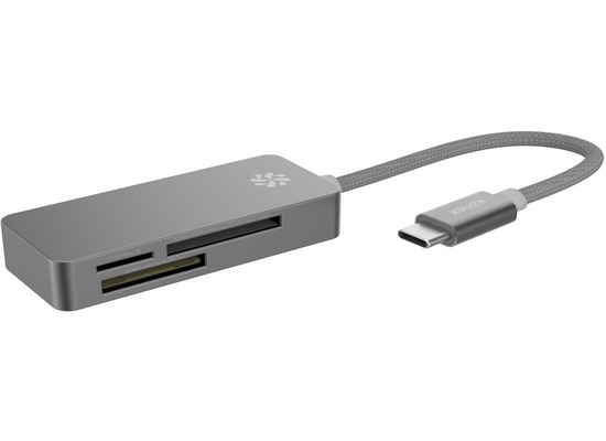 Kanex Premium USB-C Kartenlesegert - space grau