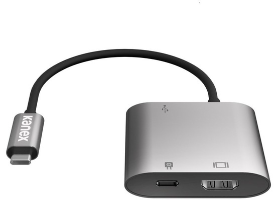 Kanex USB-C Multimedia Charging Adapter HDMI & USB 3.0