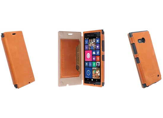 Krusell Kiruna Flip Case fr Nokia Lumia 730/735, camel