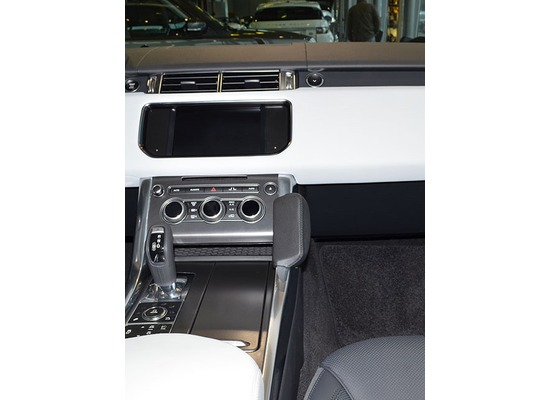 Kuda Lederkonsole für Land Rover Range Rover Sport ab 09/2013 Kunstleder schwarz