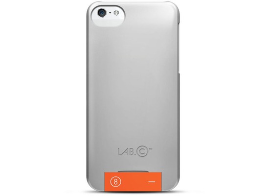 Lab.C C105 USB Case mit 8GB fr iPhone 5 / 5S, silver-orange