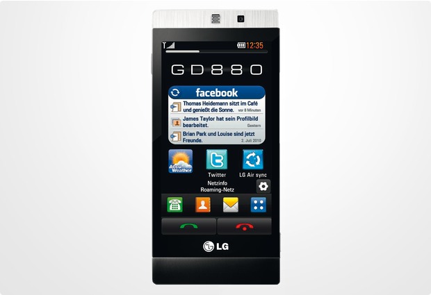 LG GD880 Mini mit Vodafone Branding
