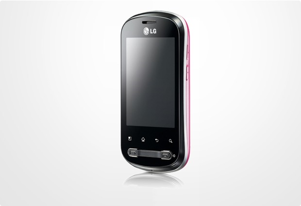 LG P350 Optimus Me, pink