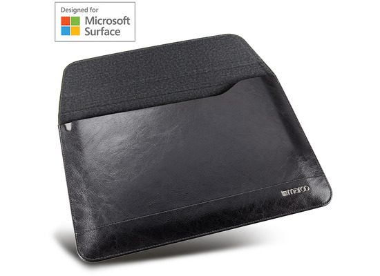 maroo Executive Leder-Tasche / Sleeve, Microsoft Surface Go 2/Go, schwarz, MR-MS3104
