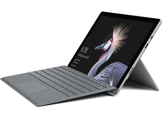 Microsoft Surface Pro (12,3\'\', m3, 4 GB, 128 GB, Windows 10 pro) inkl. Signature Type Cover (Platin Grau)
