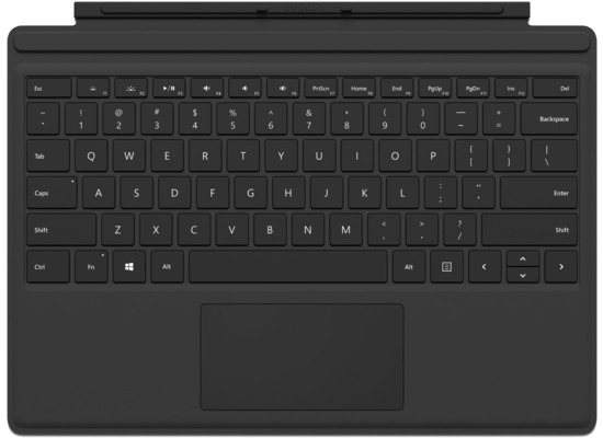 Microsoft Surface Pro Type Cover (QWERTZ) schwarz