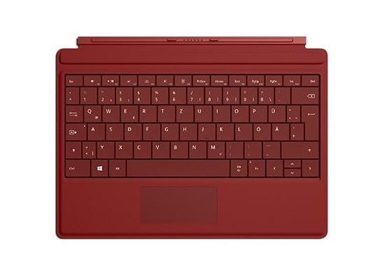 Microsoft Surface Pro 3 Type Cover - rot