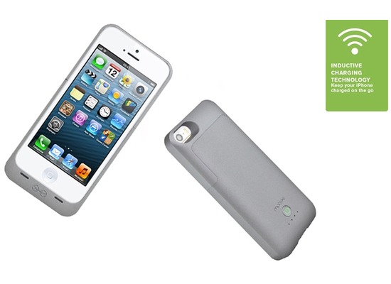 mobee Magic Case induktives Akku-Case iPhone 6/6S, grau