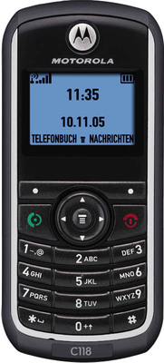 Motorola C118, schwarz