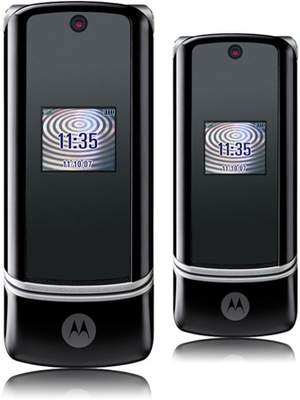 Motorola MOTOKRZR K1, schwarz Doppelpack