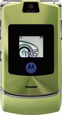 Motorola RAZR V3i, Chrome Green Edition