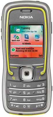 Nokia 5500 Sport, light yellow