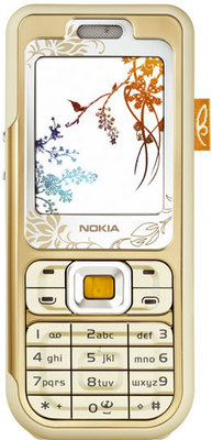 Nokia 7360, warm amber