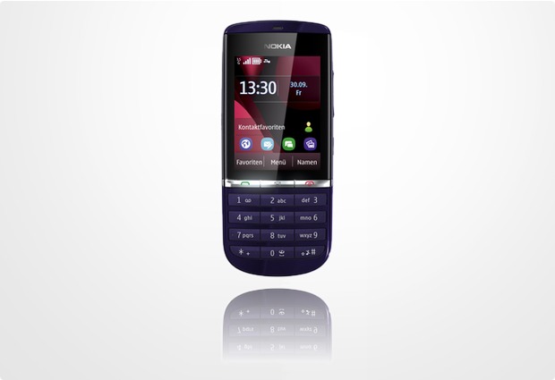 Nokia Asha 300, dark blue