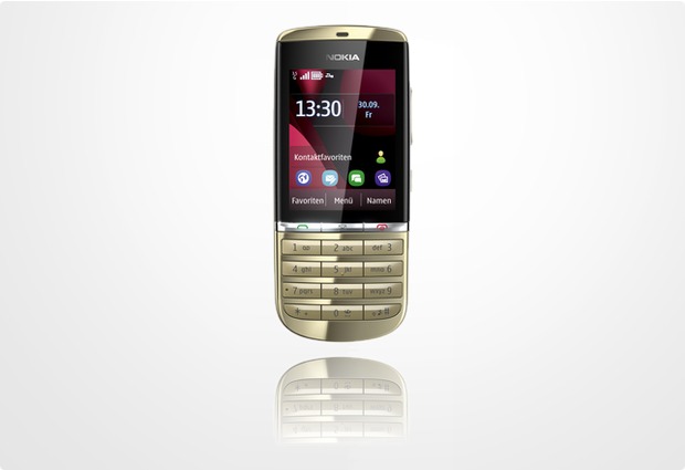 Nokia Asha 300, light gold