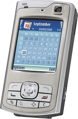 Nokia N80 silber