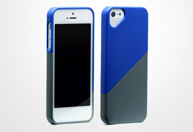 Olo Duet fr iPhone 5, blau-grau