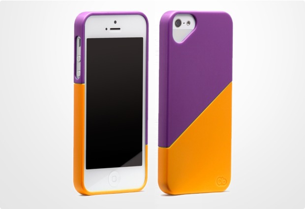 Olo Duet fr iPhone 5, lila-orange
