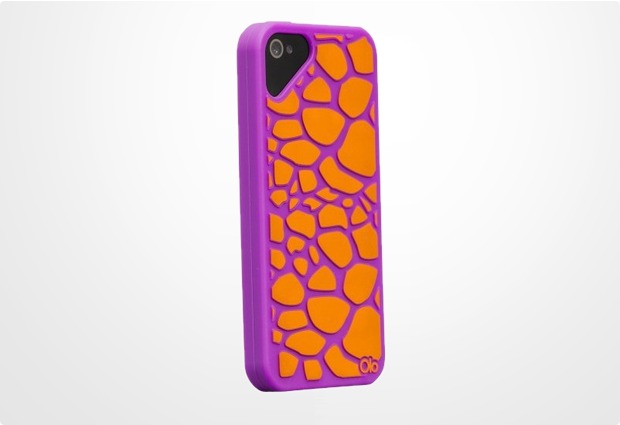 Olo Fashion Giraffe fr iPhone 5, lila-orange