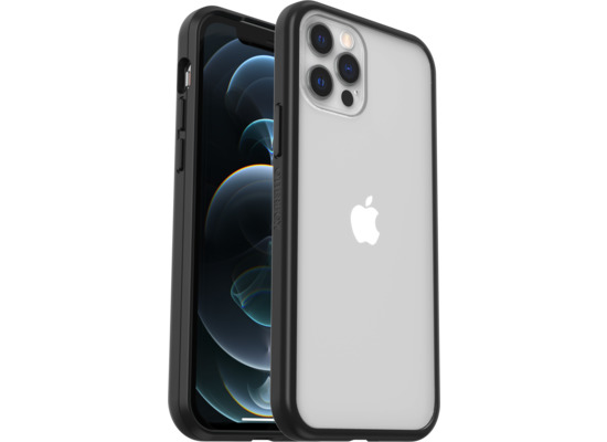 OtterBox React Apple iPhone 12/12 Pro Black Crystal - clear/black
