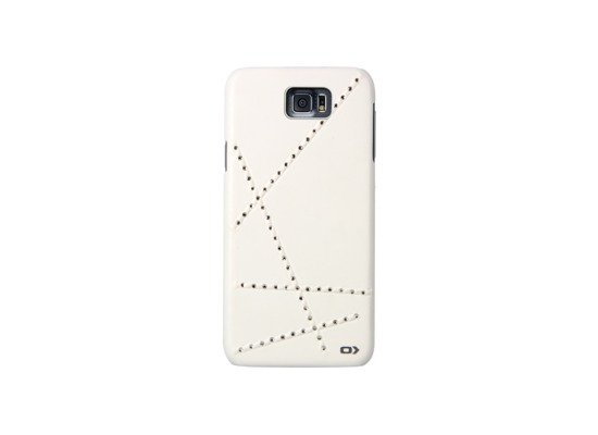 OXO Backcover Bling Laserlight fr Samsung Galaxy S6, Weiss