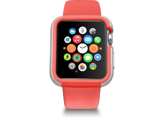 Ozaki O!Coat Shockband Bumper - Apple Watch, Watch Sport, Watch Edition (42mm) - pink