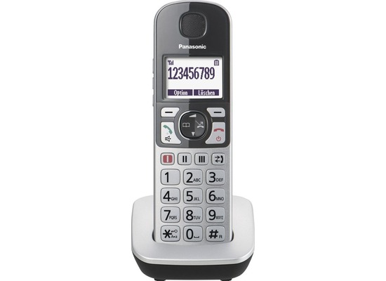 Panasonic KX-TGQ500GS, silber-schwarz