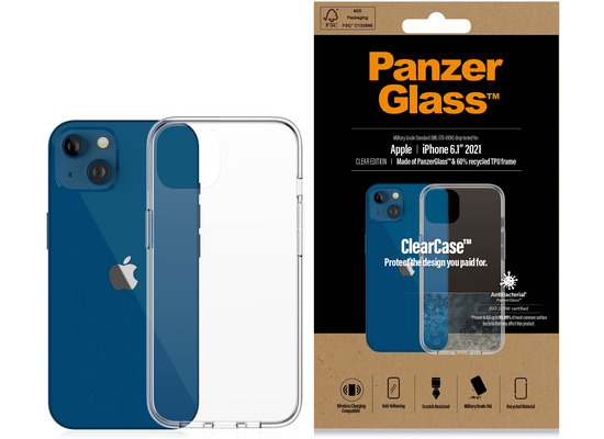 PanzerGlass ClearCase for iPhone 13 transparent