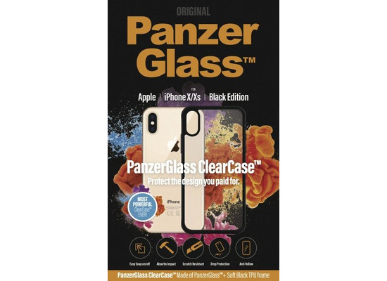 PanzerGlass ClearCase with BlackFrame for Apple iPhone X/Xs