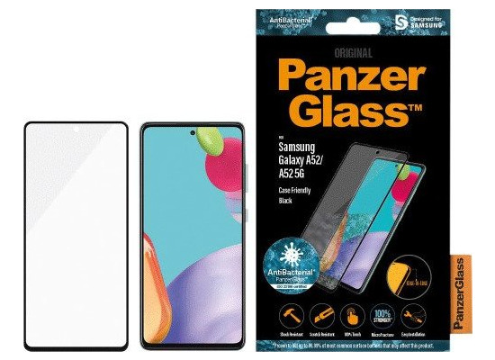 PanzerGlass E2E Samsung Galaxy A52 Case Friendly, Antibakt