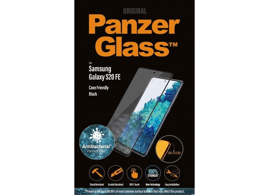 PanzerGlass Edge-to-Edge fr Samsung Galaxy S20 FE antibakteriell, black