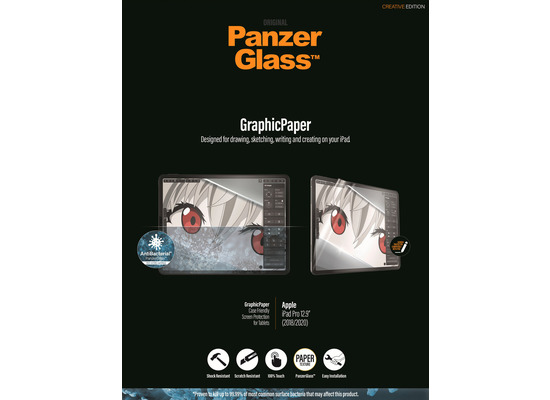 PanzerGlass iPad Pro 12,9\"(2018/20) CF Graphic Paper, Antibakt