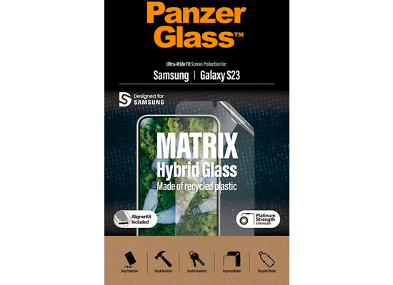 PanzerGlass S. Galaxy S23 UWF PET-Flaschen AB wA