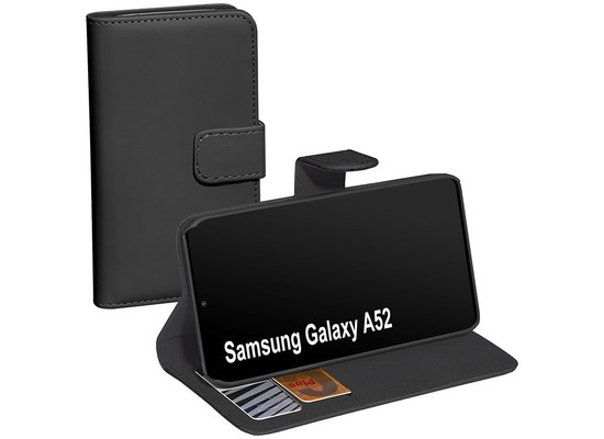 Pedea Book Cover Classic für Samsung Galaxy A52, schwarz