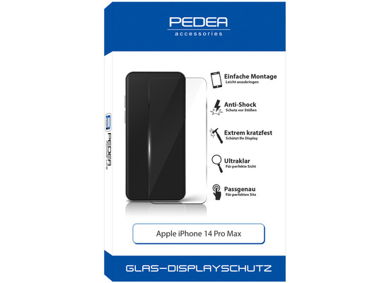 Pedea Display-Schutzglas für Apple iPhone 14 Pro Max