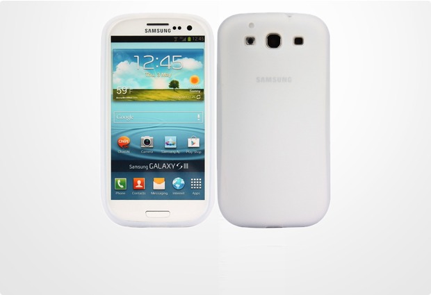 Twins Soft fr Samsung Galaxy S3, transparent-wei