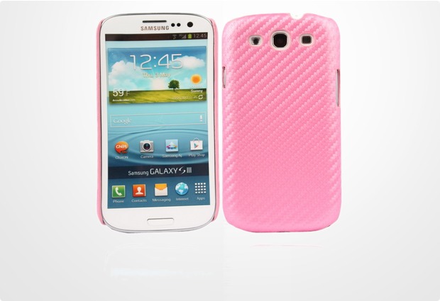 Twins Carbon fr Samsung Galaxy S3, pink