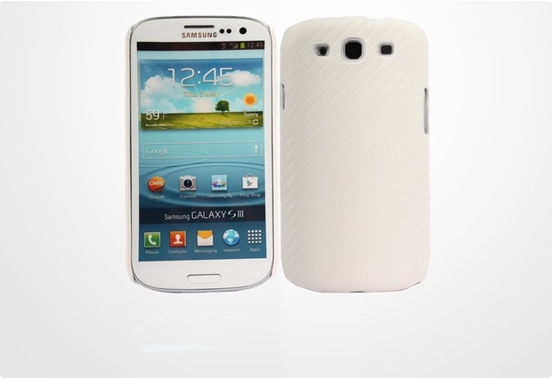 Twins Carbon fr Samsung Galaxy S3, wei