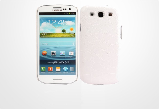 Twins Dragon Shell fr Samsung Galaxy S3, wei
